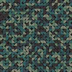 Abstract Geometric Pattern generative computational art illustration