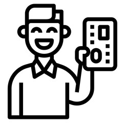 Credit Card line icon