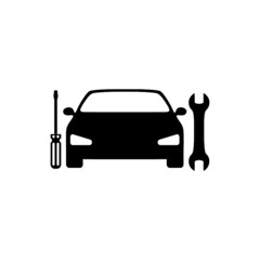 Car repair icon isolated on white background