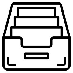 paper outline style icon