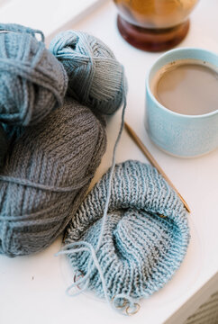 Knitting break