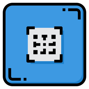 Qr Codr line icon