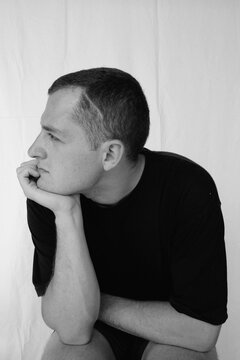 Closeup Portrait Of A Man 