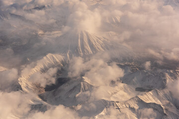 World popular tourist destination, Kamchatka Peninsula, Russia. Vilyuchik, also known as...