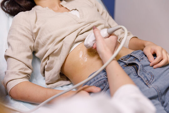 Woman receiving medical treatment 