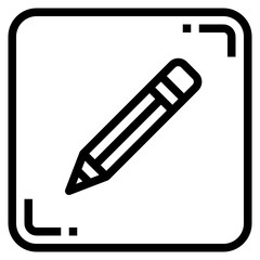 Writing line icon