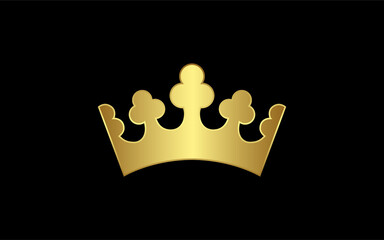 Crown Logo Royal King Queen abstract Logo design vector