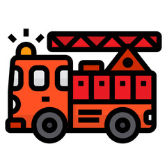 Fire Truck line icon
