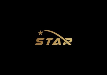 star logo with shooting star illustration
