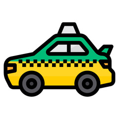 Taxi line icon