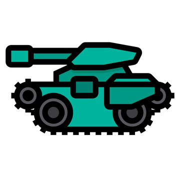 recommend clip art: Tank line icon