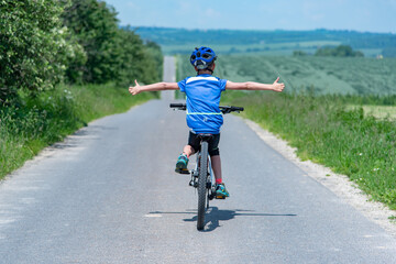 Bicycling is TOP - young boy