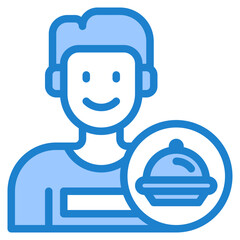 delivery blue style icon