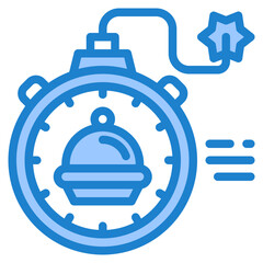 delivery blue style icon