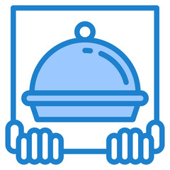 delivery blue style icon