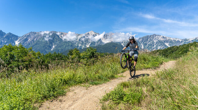 Northern alps mountain biking