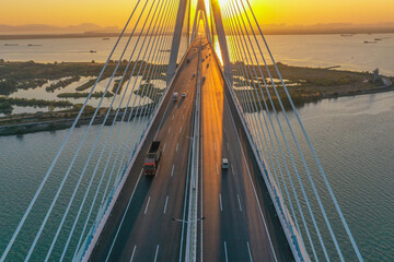 Sunset bridge
