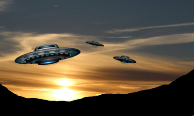 Fototapeta na wymiar UFO - 10