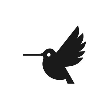 hummingbird colibri logo vector icon illustration