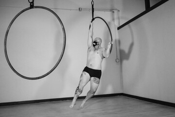 Alternative Man At Aerial Studio During Covid 19