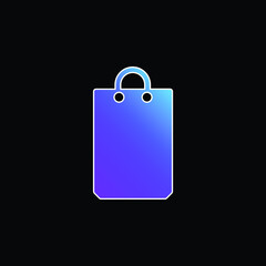 Bag blue gradient vector icon