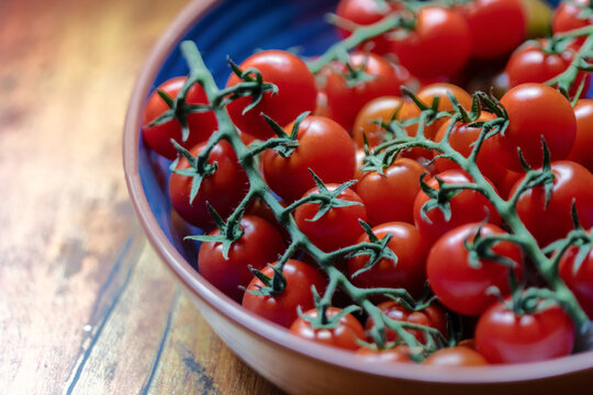 Cherry Tomatoes On The Vine