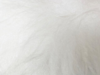 Fototapeta na wymiar close up white fabric soft and puffy texture