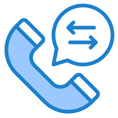 call blue style icon