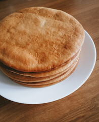 Making a honey cake, Step by step recipe, Home made