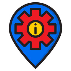 info color line style icon