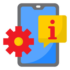 info flat style icon