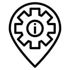 info outline style icon