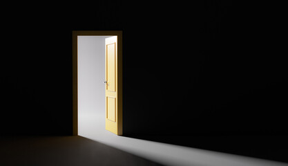 Open Door With Incoming Light