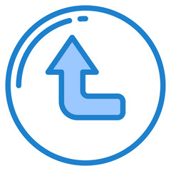 left blue style icon