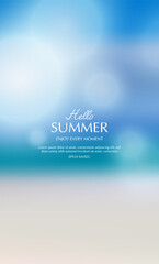 summer background, blurred toropical summer backdrop © LHG