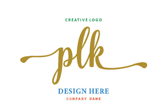 PLK lettering logo is simple, easy to understand and authoritative