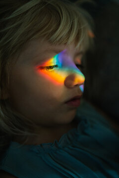 A rainbow in my eye