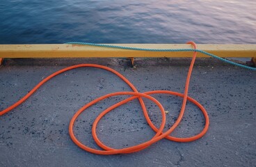 vibrant details of a harbour