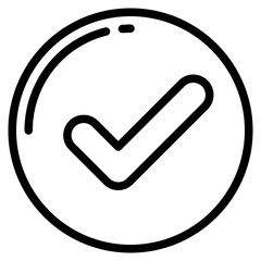 checklist outline style icon