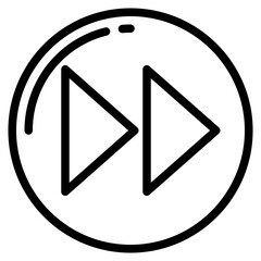 next outline style icon