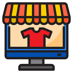 shop color line style icon