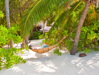 Under the palms