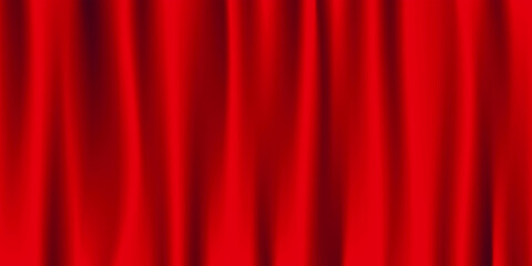 Abstract vector background luxury red cloth or liquid wave. Red fabric texture background. Cloth soft wave. Creases of satin, silk, cotton,flag. Red flag background.