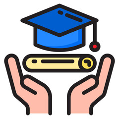 degree color line style icon