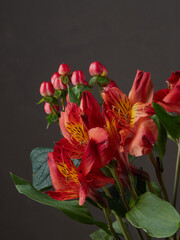 Lush red gerbera daisy bouquet