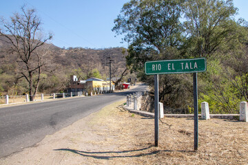 Rio El Tala Sign, Catamarca, Argentina