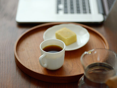 Closeup of home made delicious drinks, in a simple and comfortable home atmosphere