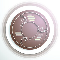 Obraz premium Design for business data visualization, cover layout and infographic