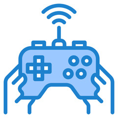 joy stick blue style icon