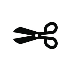 Scissors icon vector graphic illustration